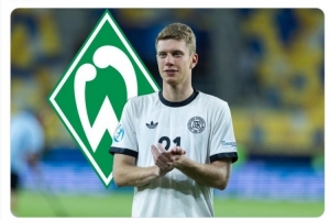 九游游戏-德天空：不莱梅有意租借法兰克福19岁右后卫鲍姆